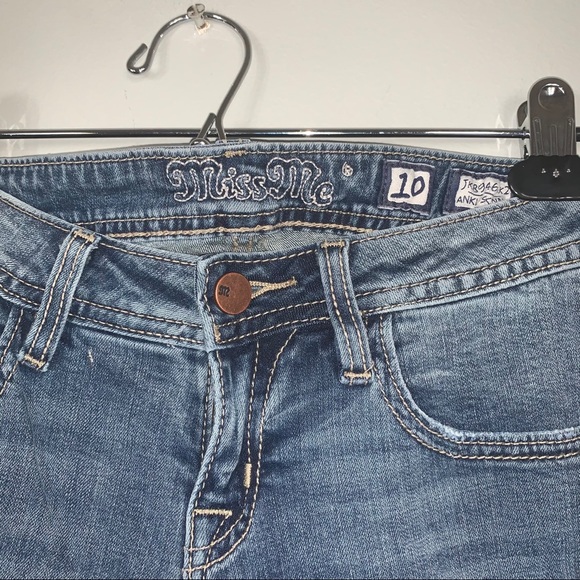 Miss Me • Decorative Hem ankle skinny jeans - Picture 5 of 7